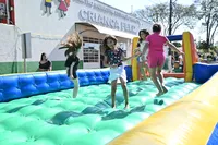 Crianças tiveram tarde de diversão em Sabáudia