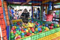 Crianças tiveram tarde de diversão em Sabáudia