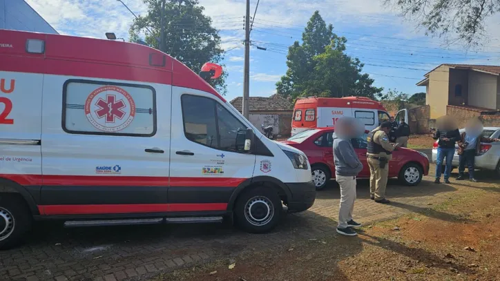 Idoso de 69 anos é atropelado em Arapongas e levado ao hospital