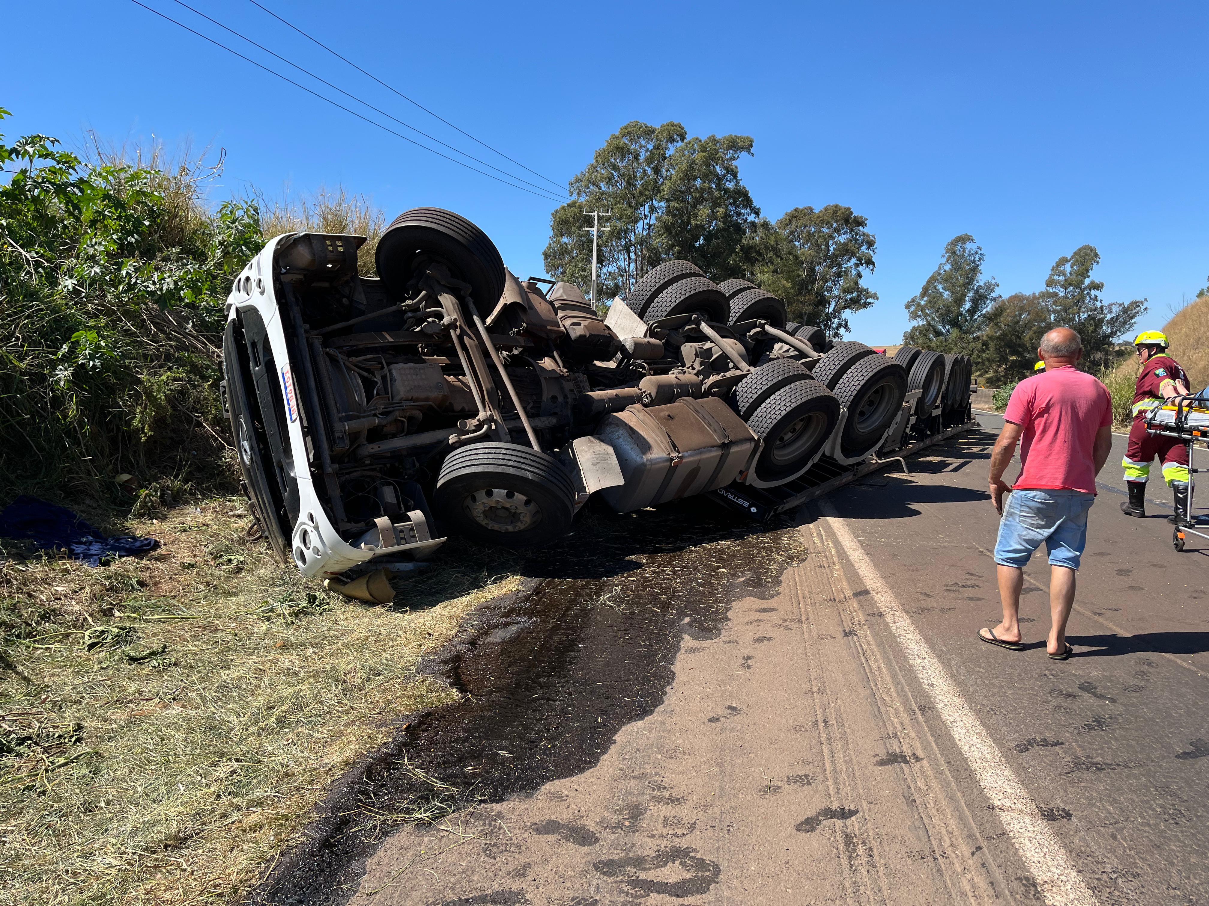 Acidente ocorreu no iníc