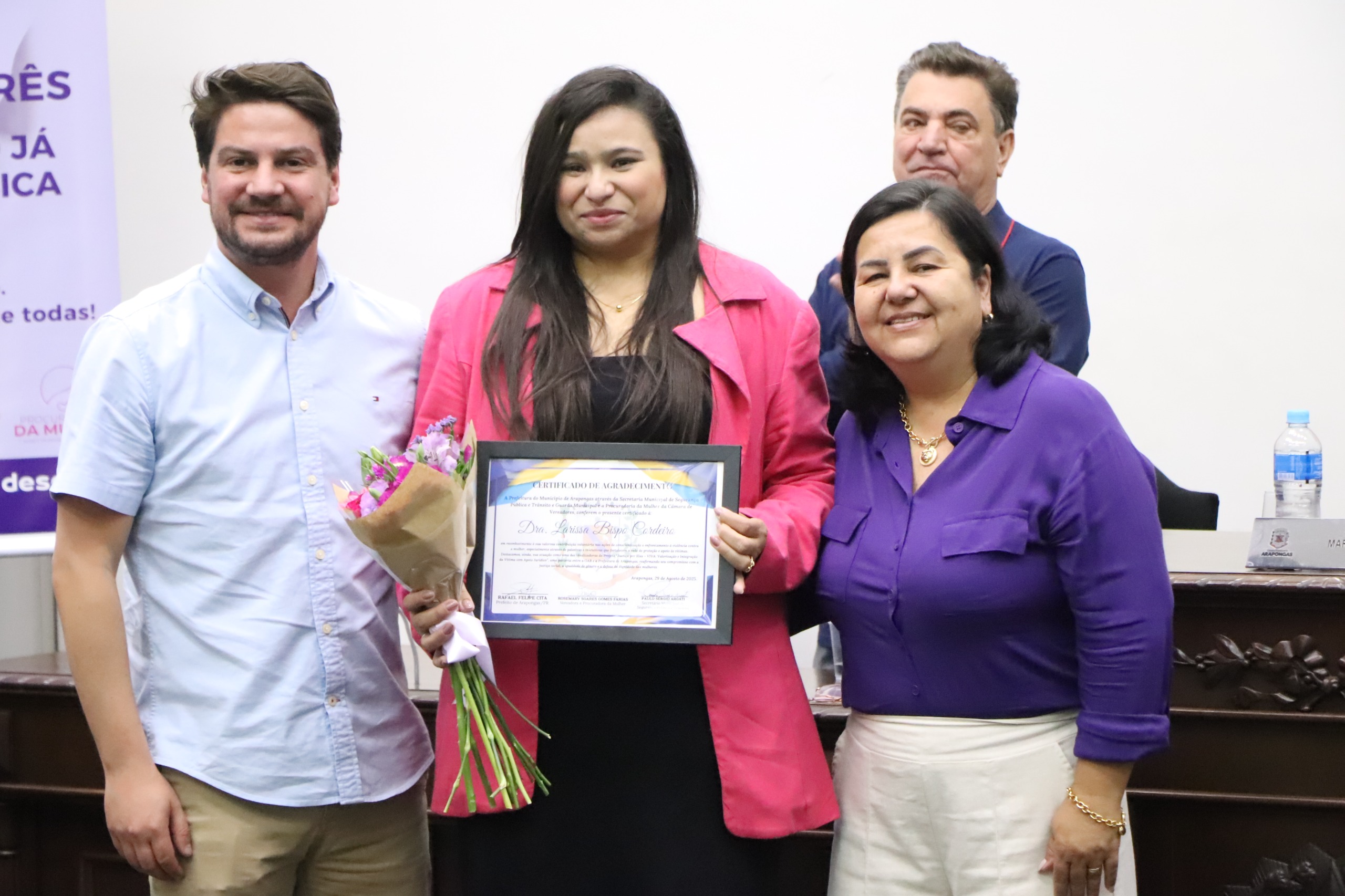 Arapongas firma parceria com OAB para iniciar projeto Justiça por Elas