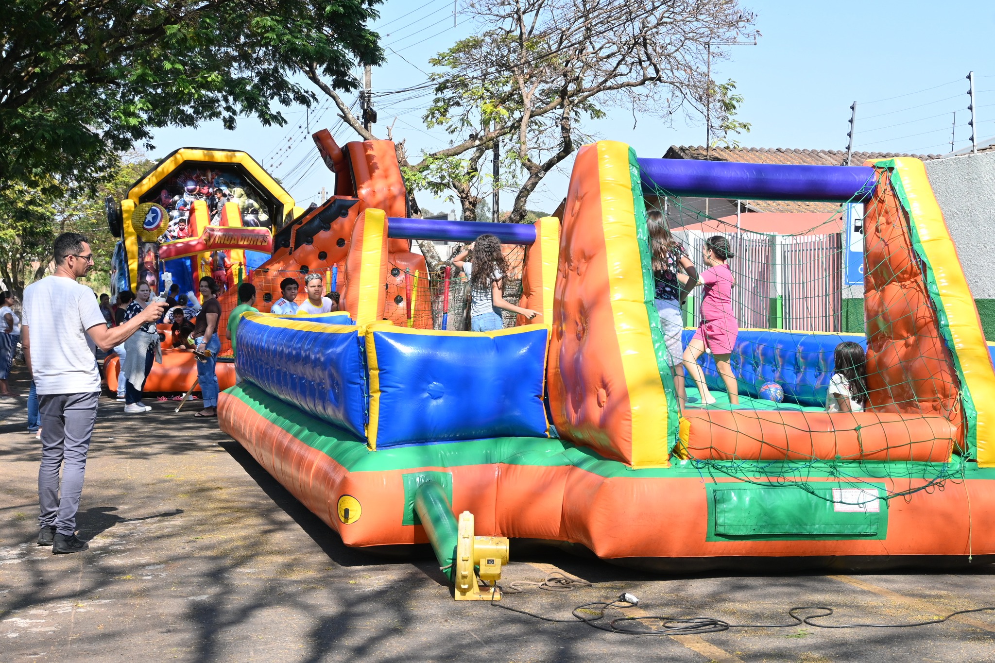Crianças tiveram tarde de diversão em Sabáudia