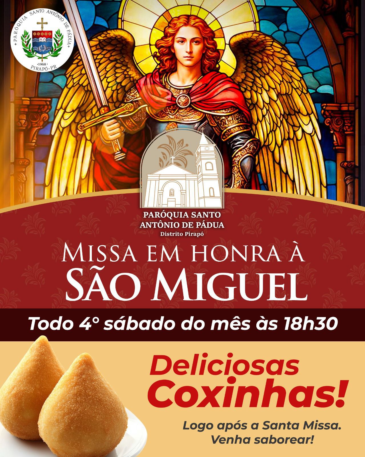 Devoção a São Miguel Arcanjo atrai multidões à Paróquia do Pirapó