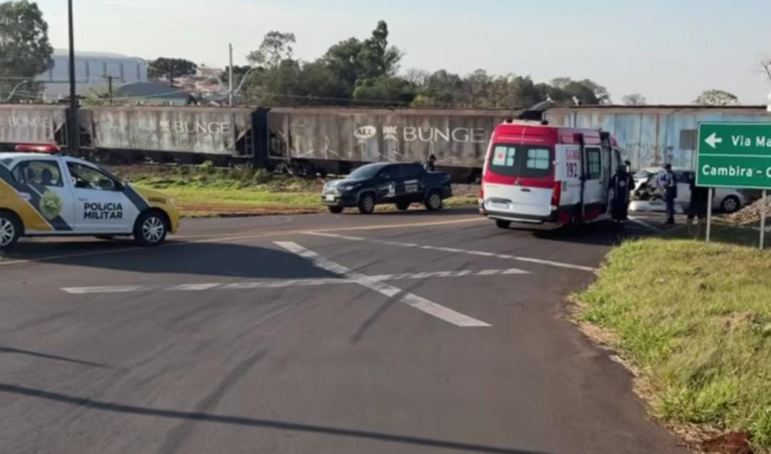 Dois acidentes entre veículos e trem em menos de 6 horas na região