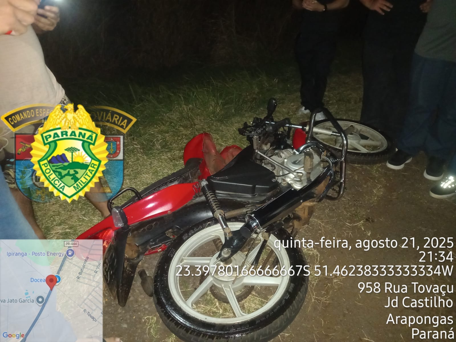 Identificado jovem que morreu em acidente na PR-444 em Arapongas