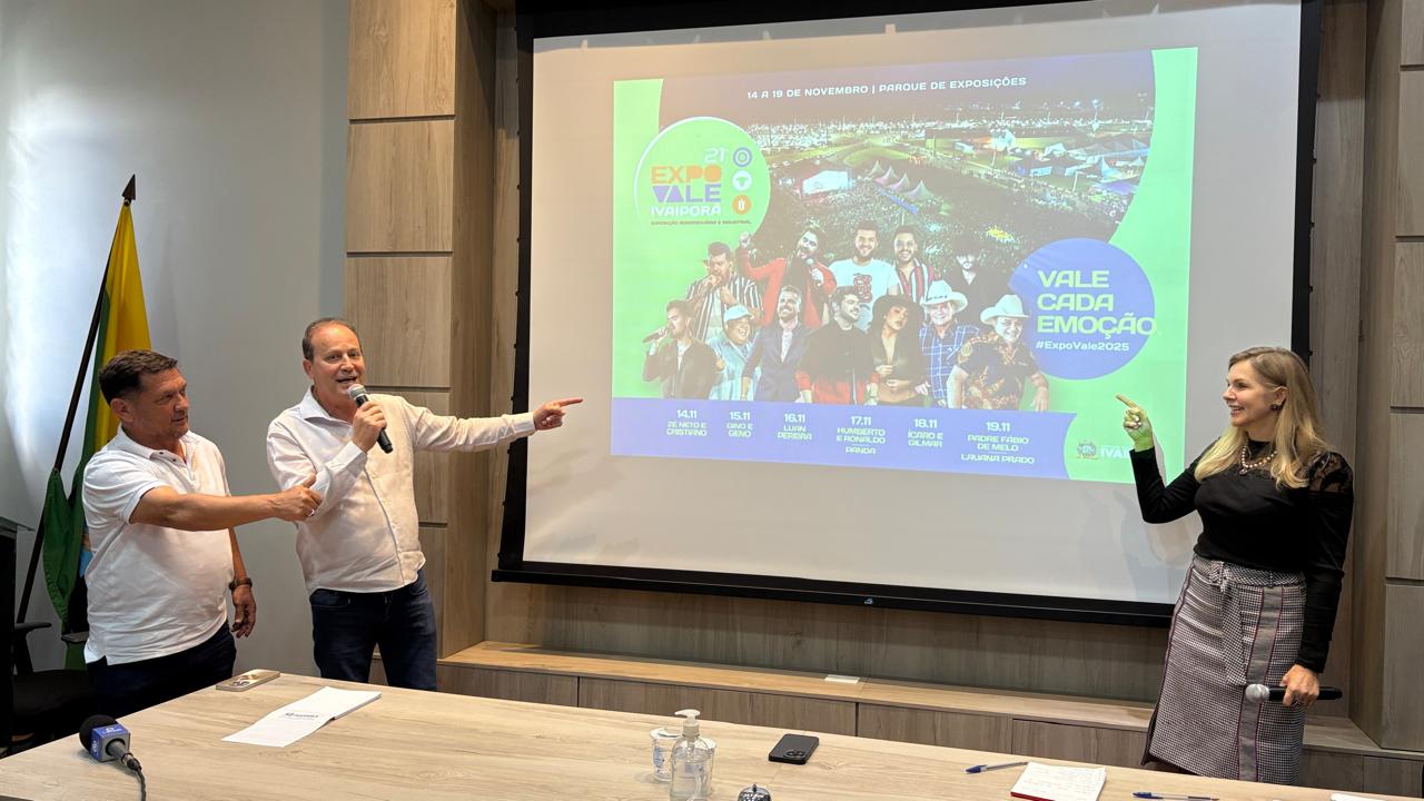 Ivaiporã anuncia programação completa de shows da Expovale 2025