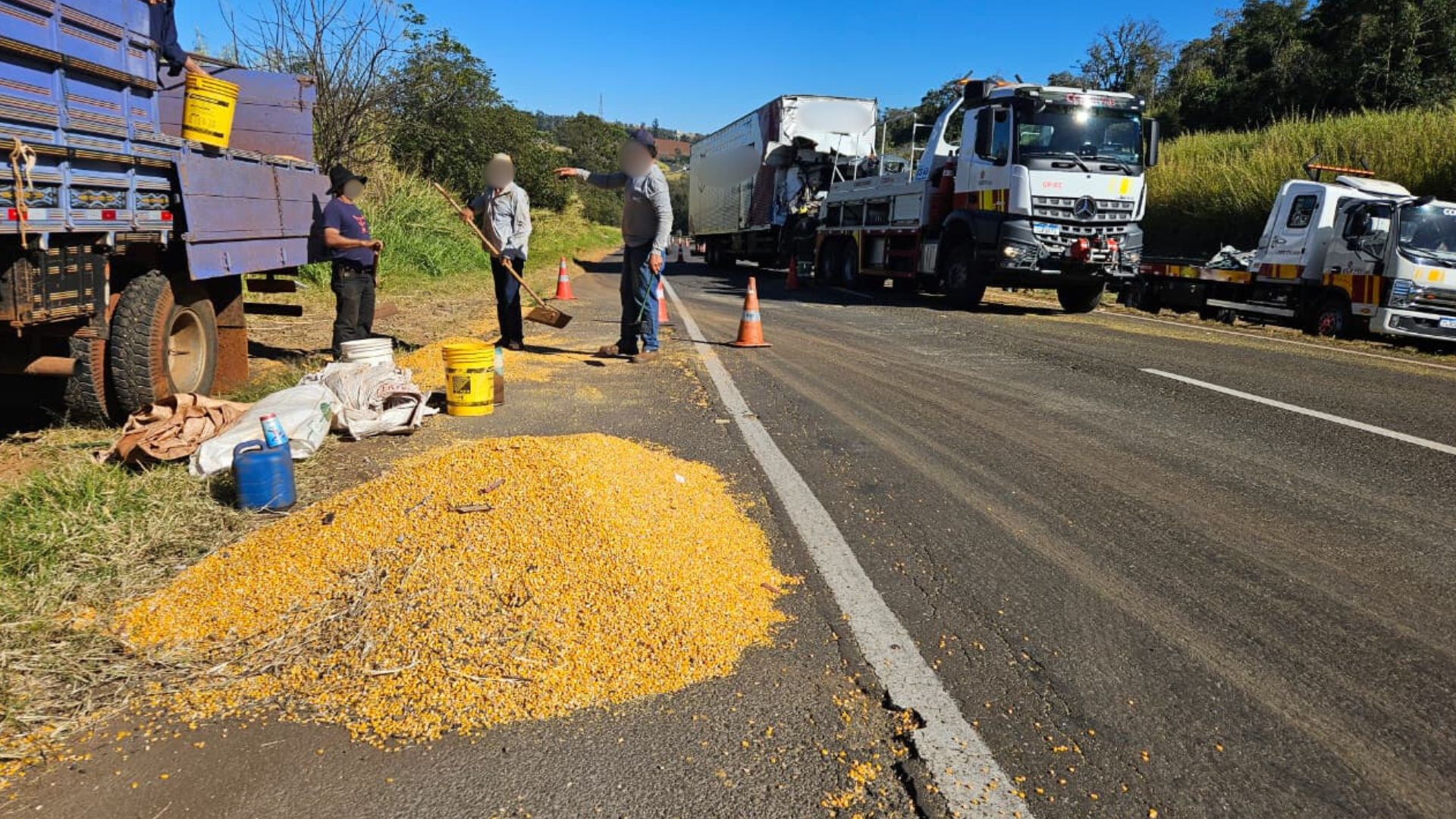 Ninguém ficou ferido no acidente