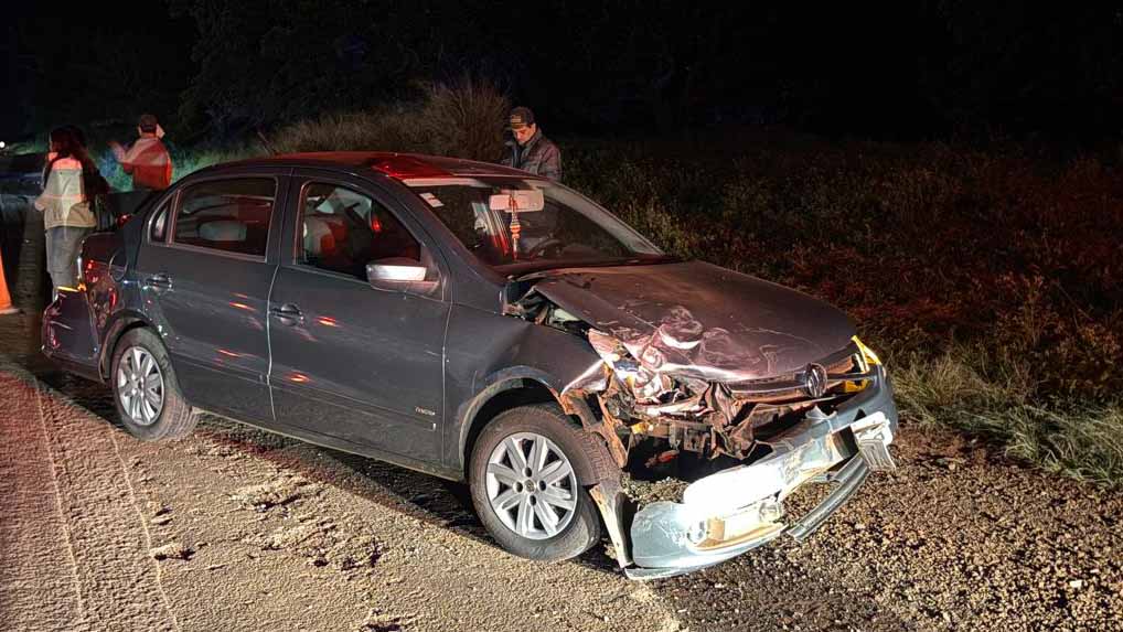 Três pessoas ficam feridas em engavetamento na PR-466 em Jardim Alegre