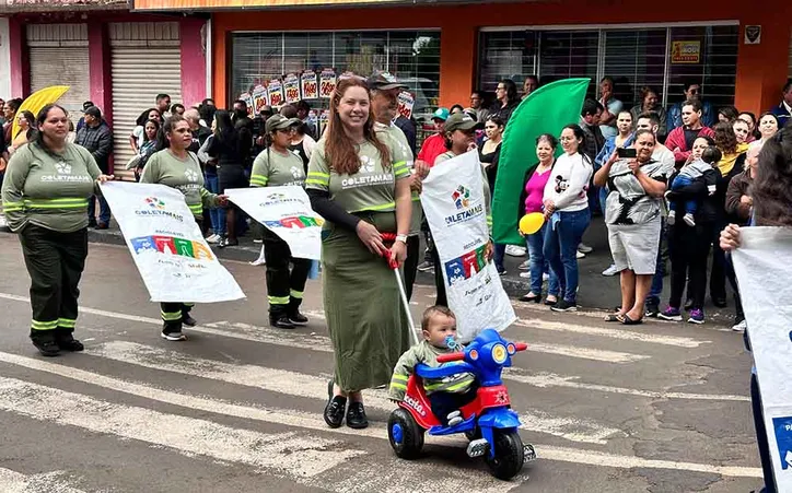 Desfile da Independência reúne escolas e entidades em Jardim Alegre