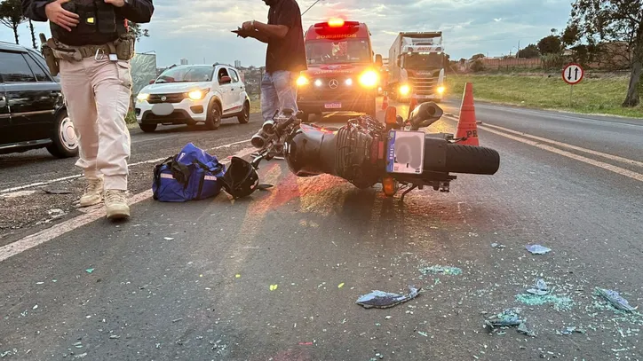 Motociclista sofre acidente enquanto voltava de enterro em Apucarana