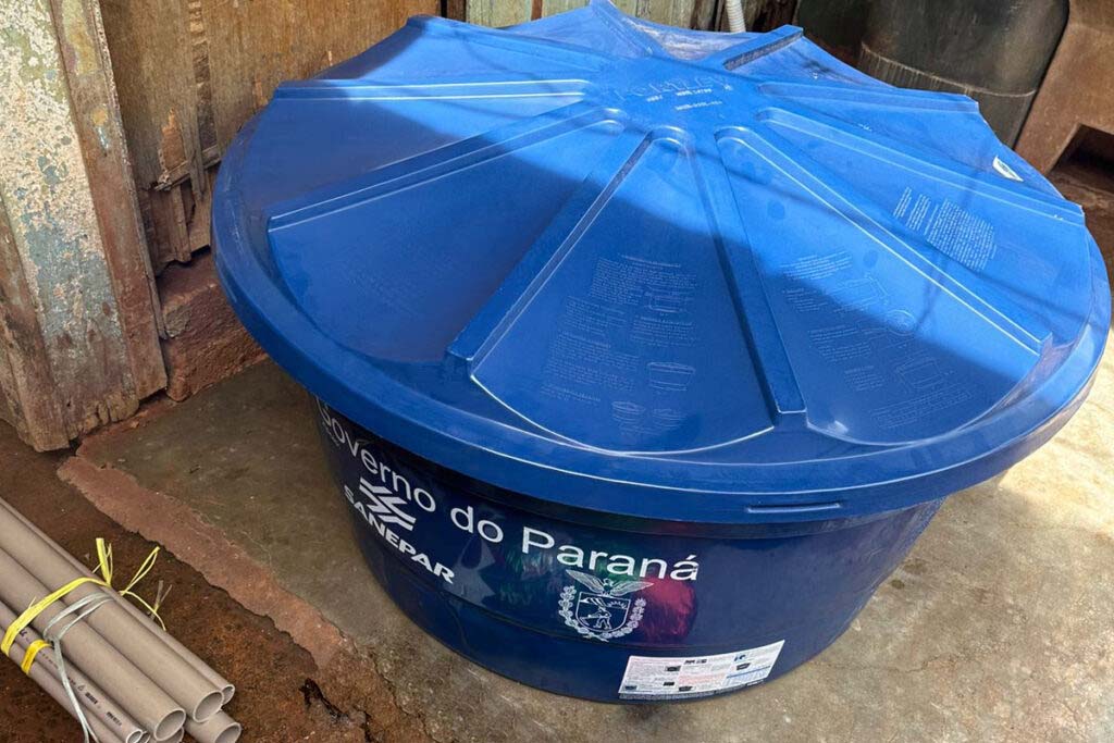 Arapongas tem 80 famílias beneficiadas no Projeto Caixa D'Água Boa