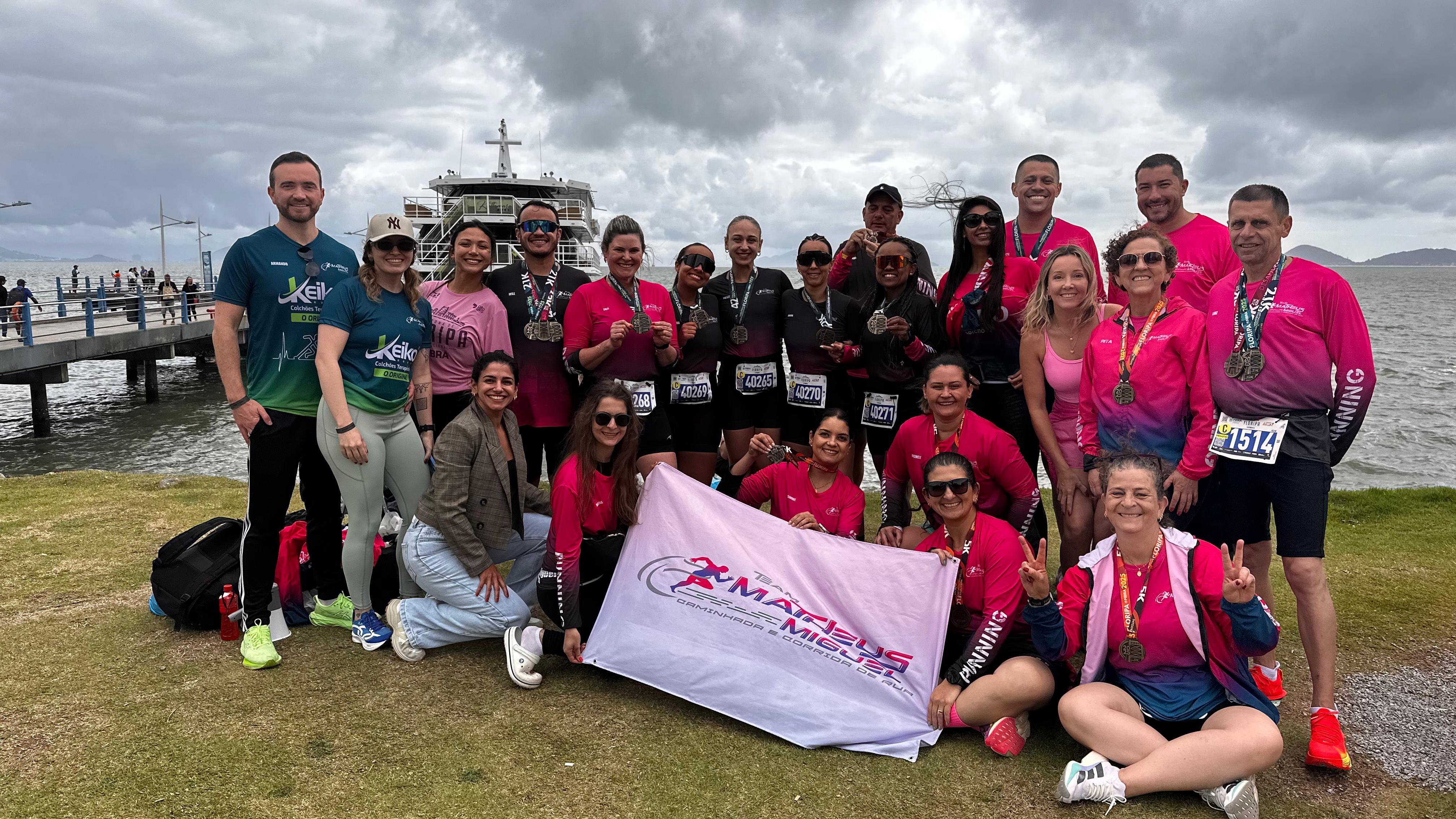 Atletas que competiram as provas de 42 e 5 km