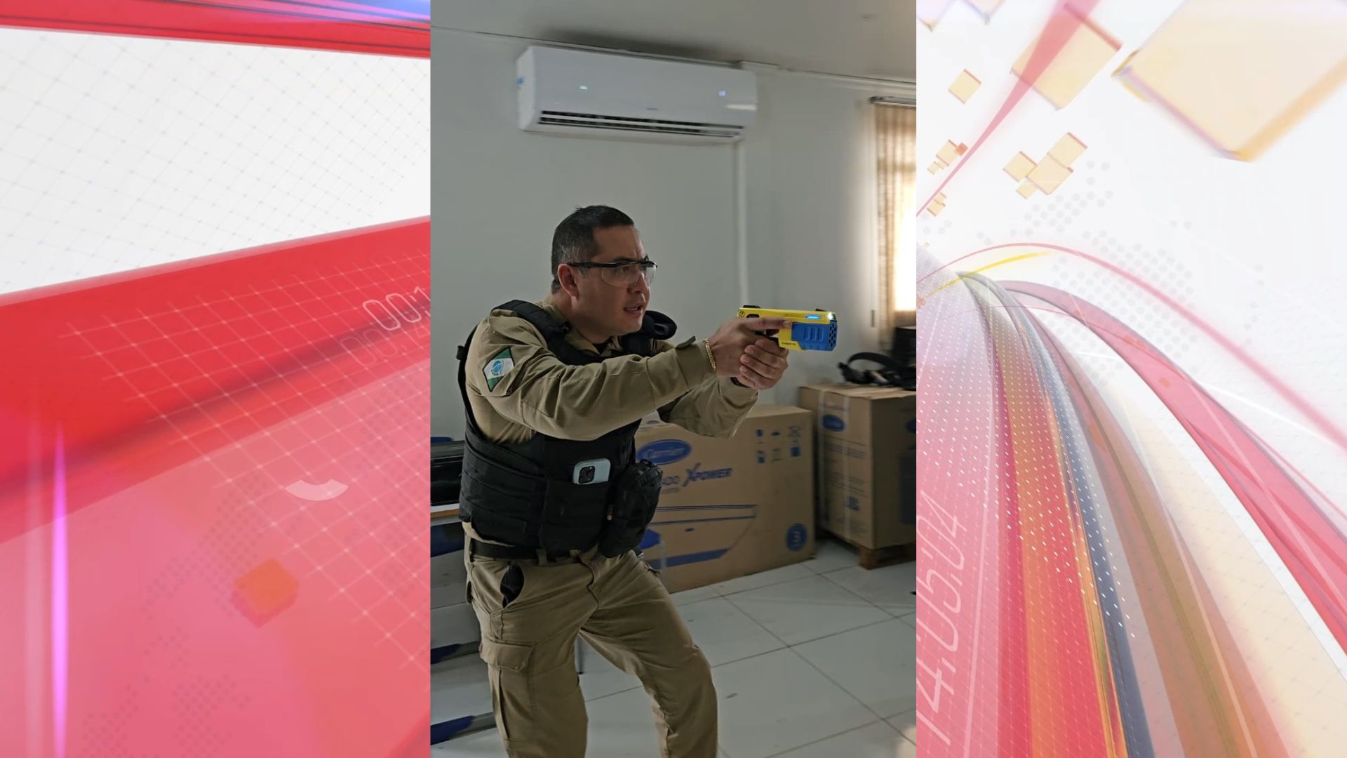 Policiais de Apucarana recebem treinamento para uso do TASER 10