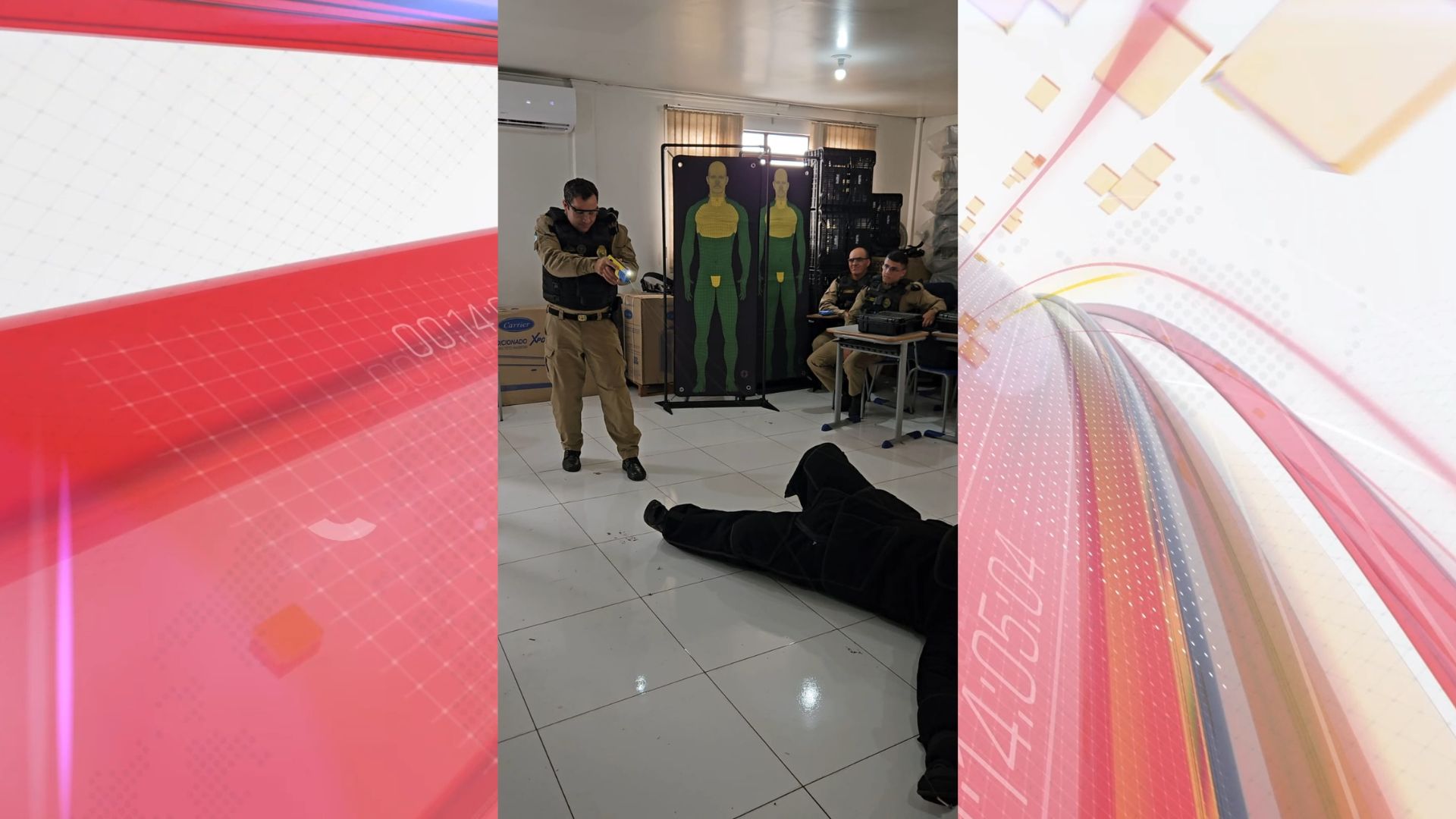 Policiais de Apucarana recebem treinamento para uso do TASER 10