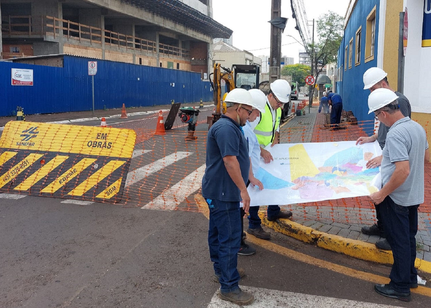 Sanepar inicia obra para melhorar abastecimento em Apucarana