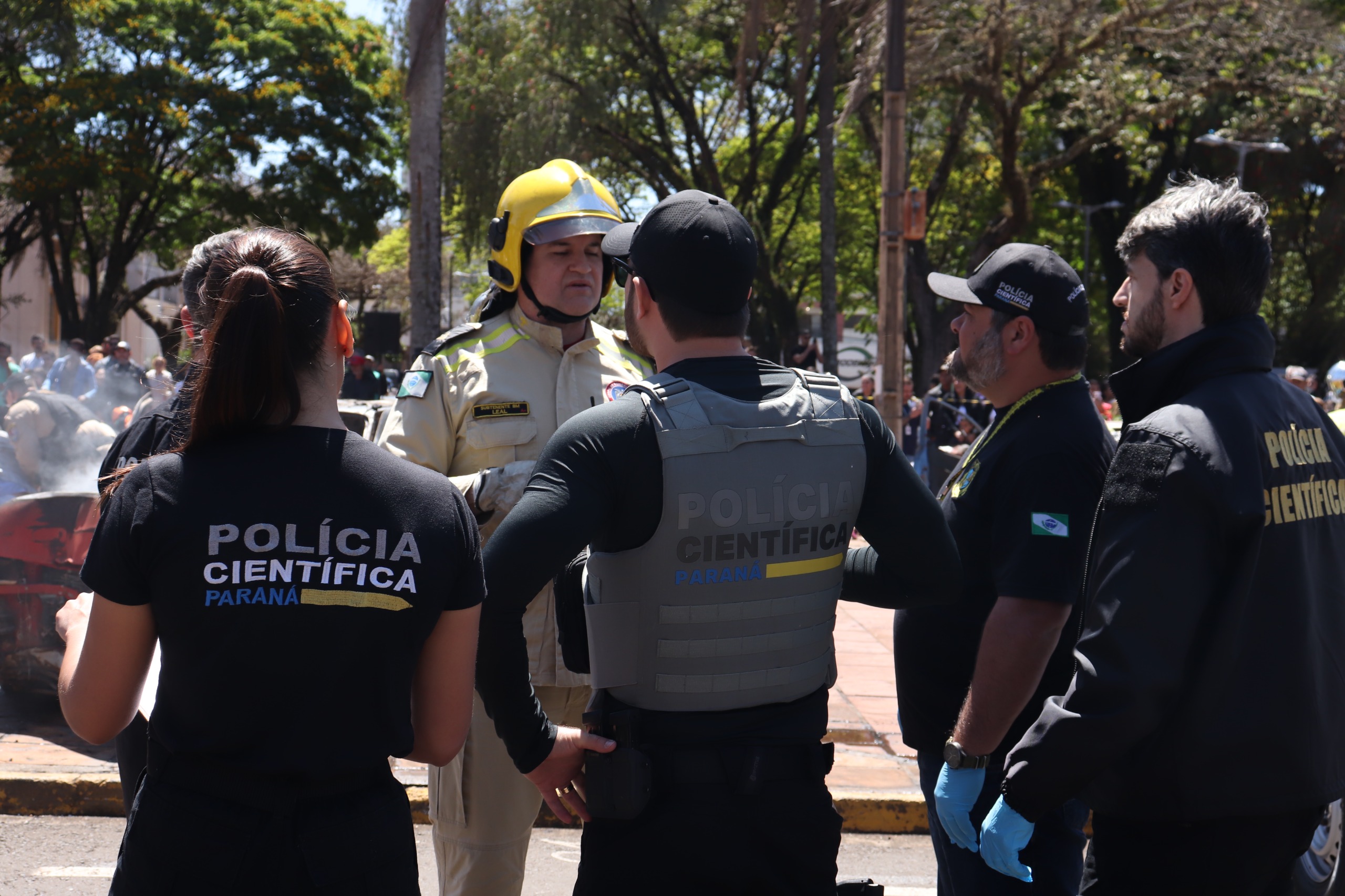 Simulação de acidente encerra Semana do Trânsito em Arapongas; veja