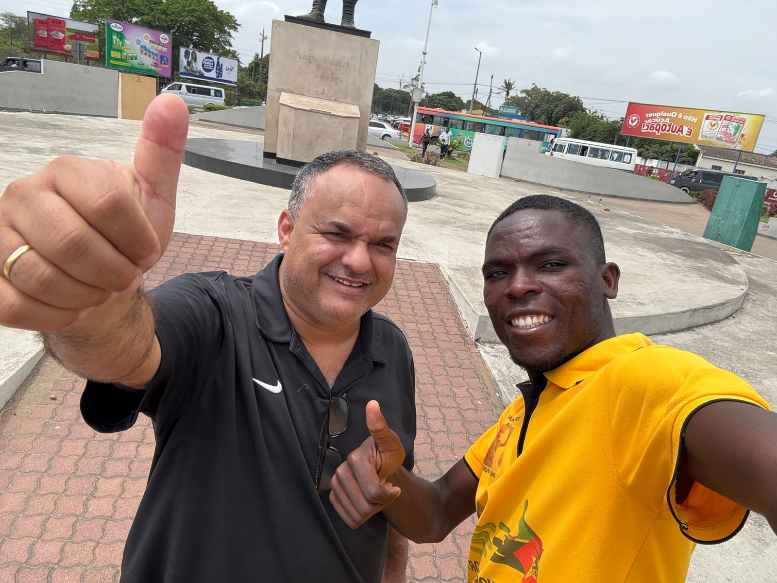 Kleber e seu amigo Nélio