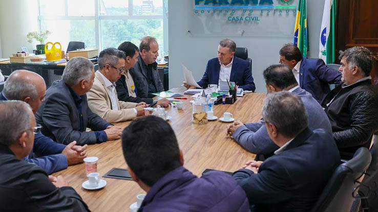 Prefeito de Jardim Alegre participa de reunião sobre ponte no Rio Ivaí