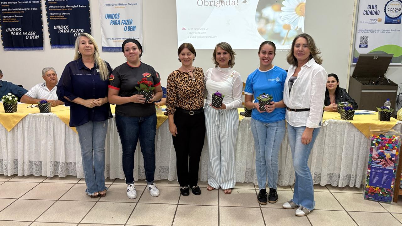 Rotary Club realiza reunião especial do Outubro Rosa em Ivaiporã