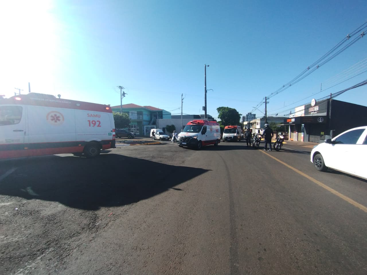 Socorrista do Samu de Arapongas é homenageado por colegas em cortejo fúnebre