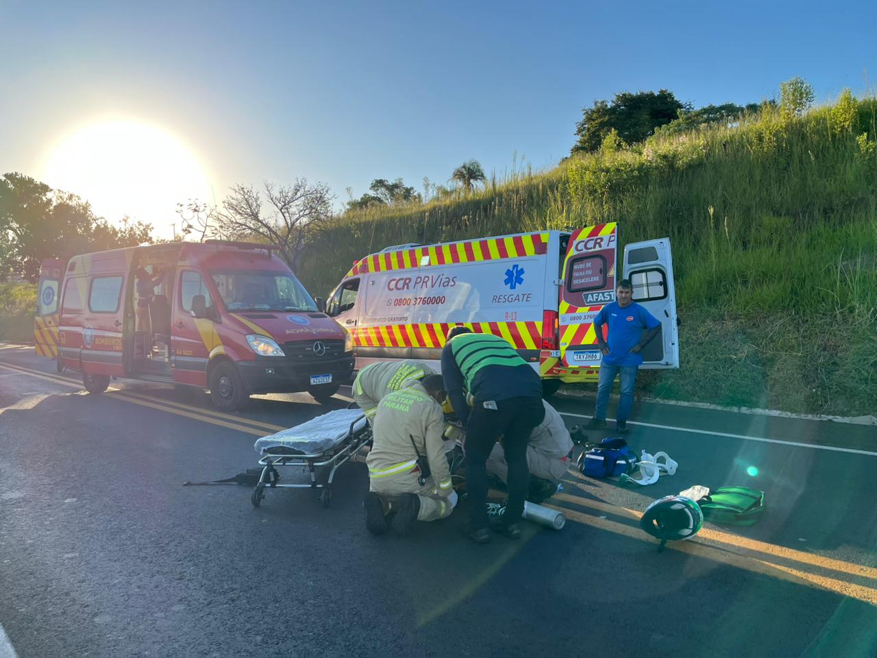 Uma das vítimas estava com um traumatismo cranioencefálico (TCE)