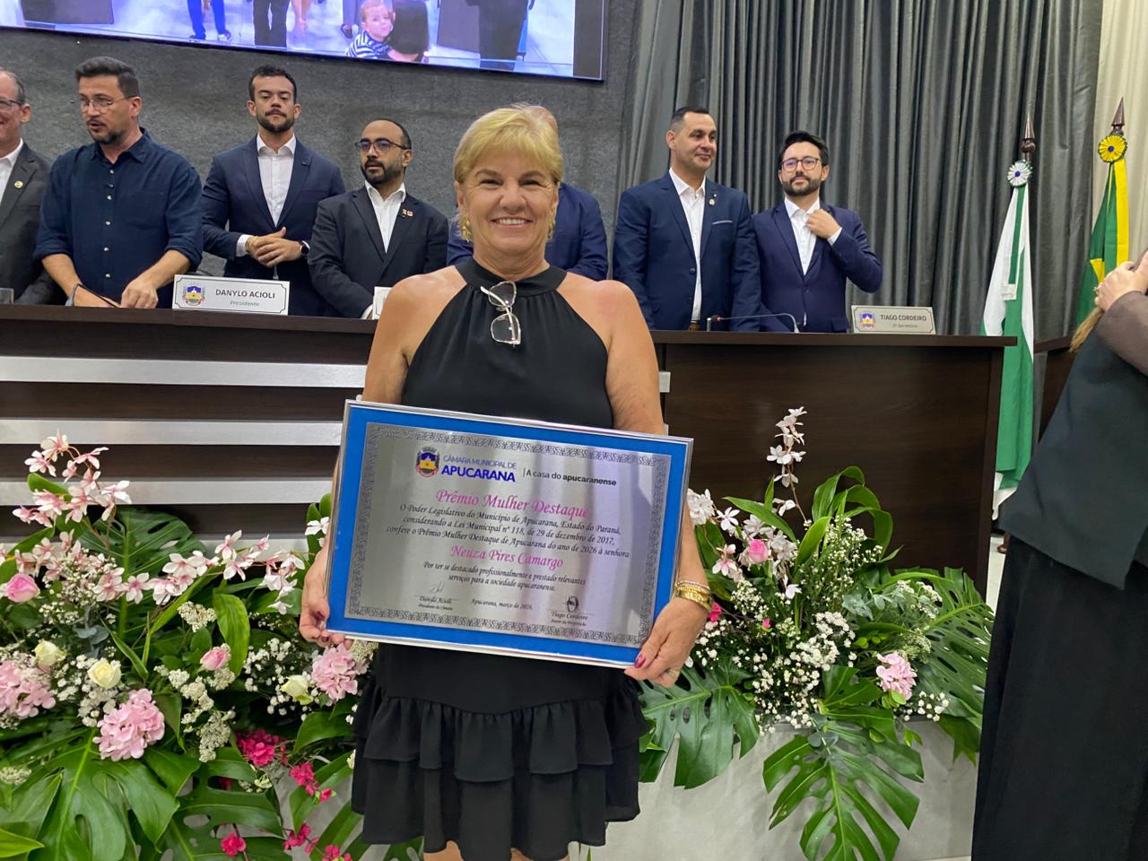 Câmara de Apucarana homenageia 11 mulheres com o prêmio Mulher Destaque