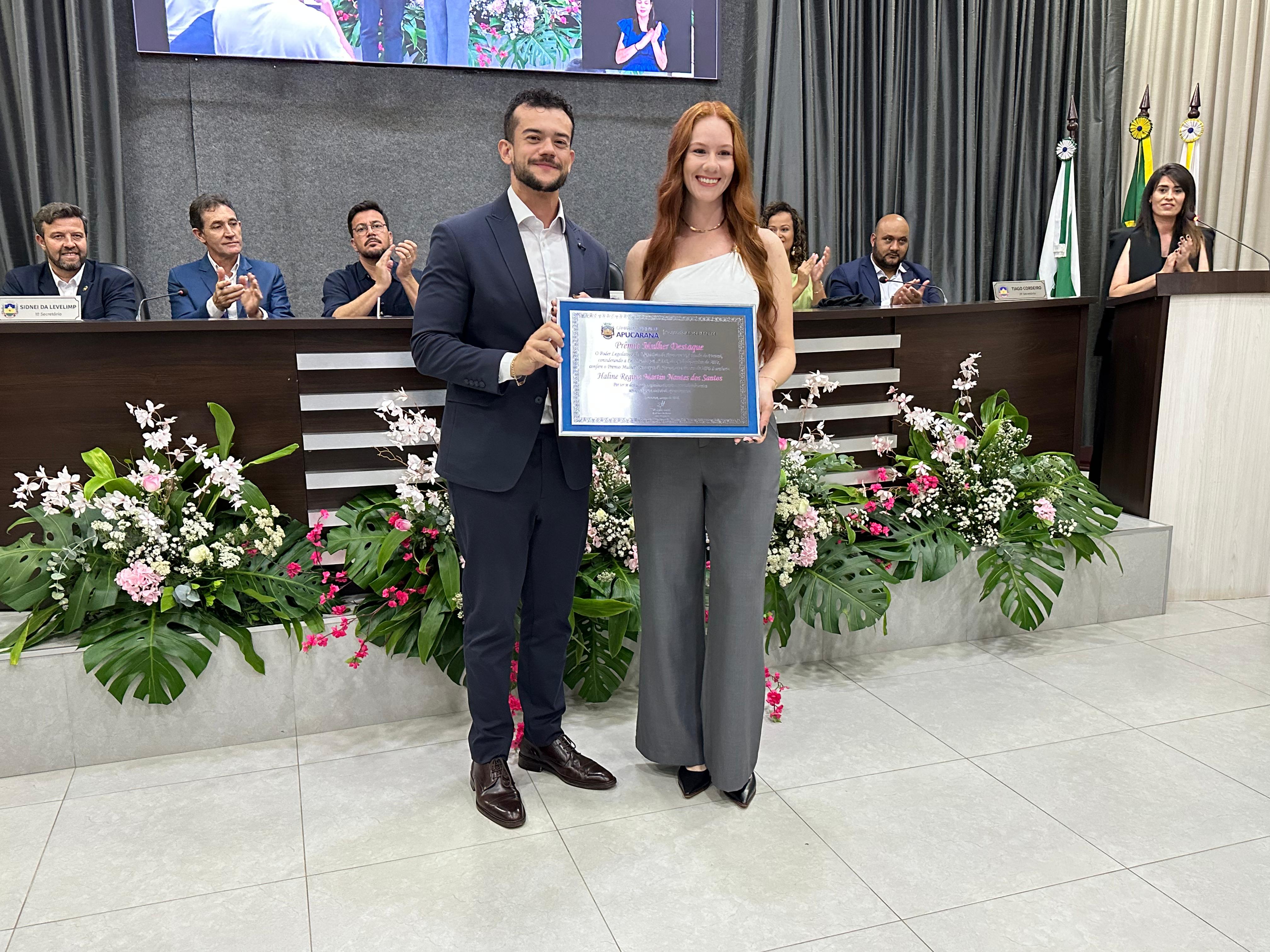 Câmara de Apucarana homenageia 11 mulheres com o prêmio Mulher Destaque