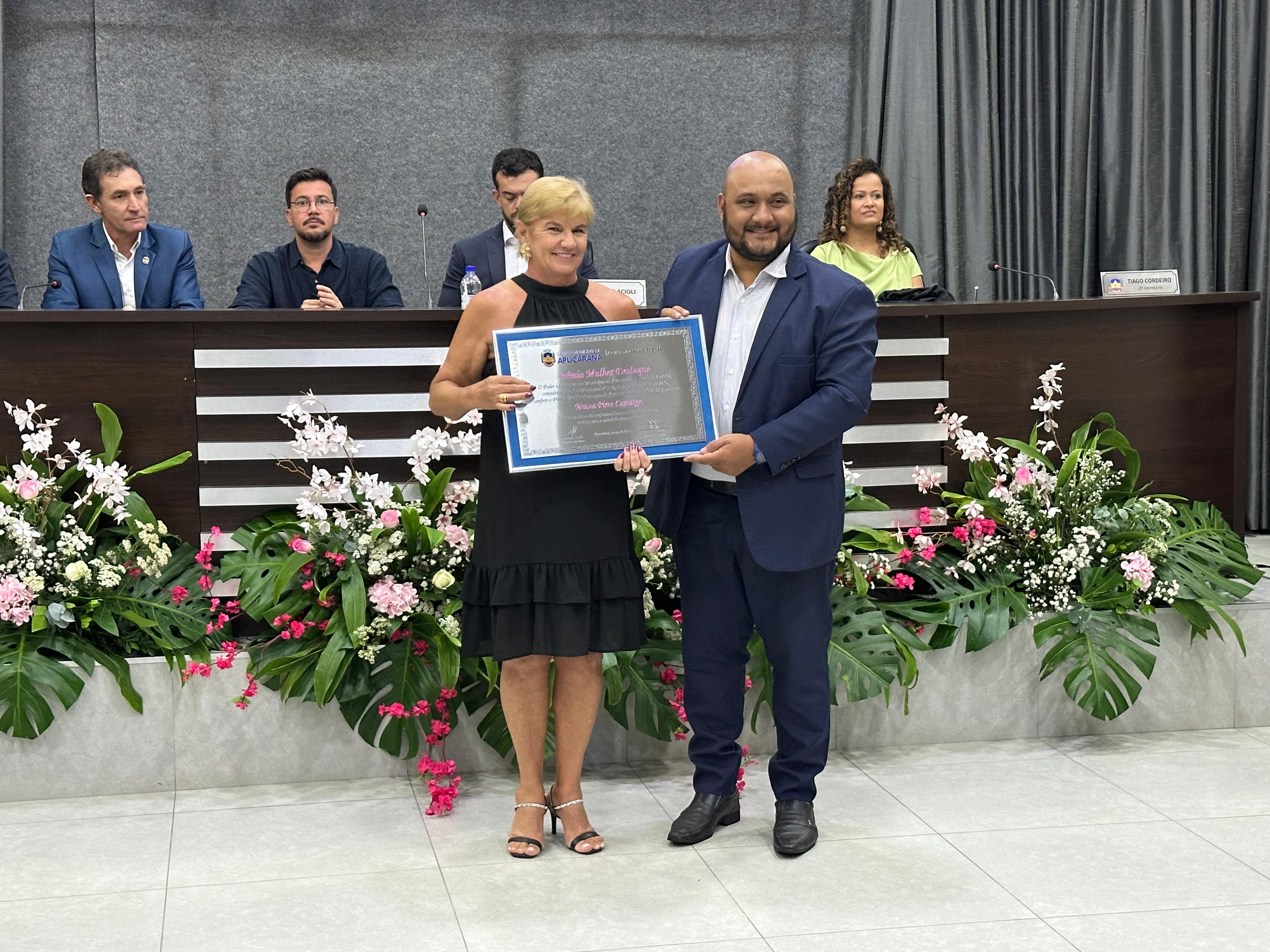 Câmara de Apucarana homenageia 11 mulheres com o prêmio Mulher Destaque