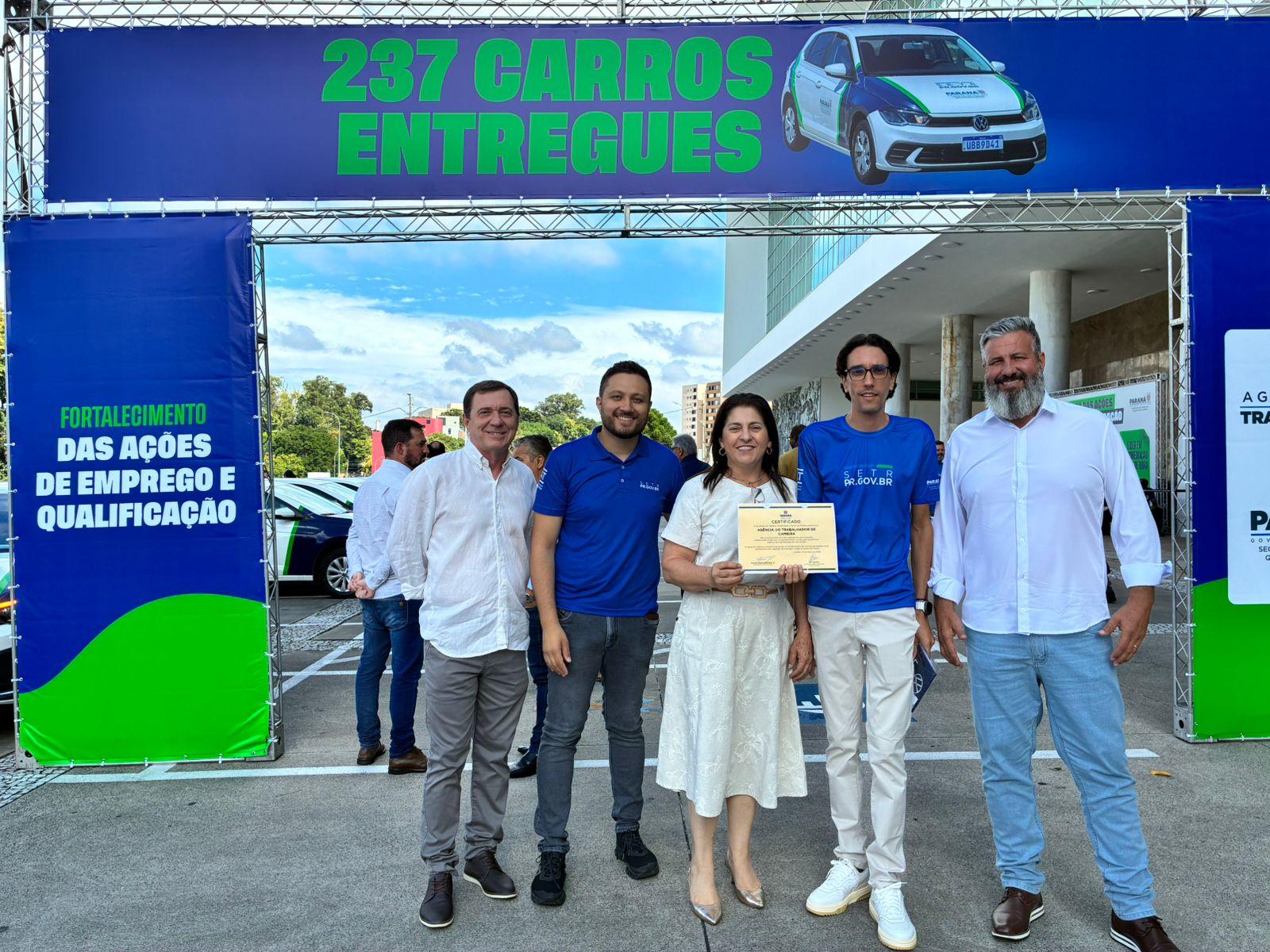 Cambira recebe novo veículo para impulsionar Agência do Trabalhador