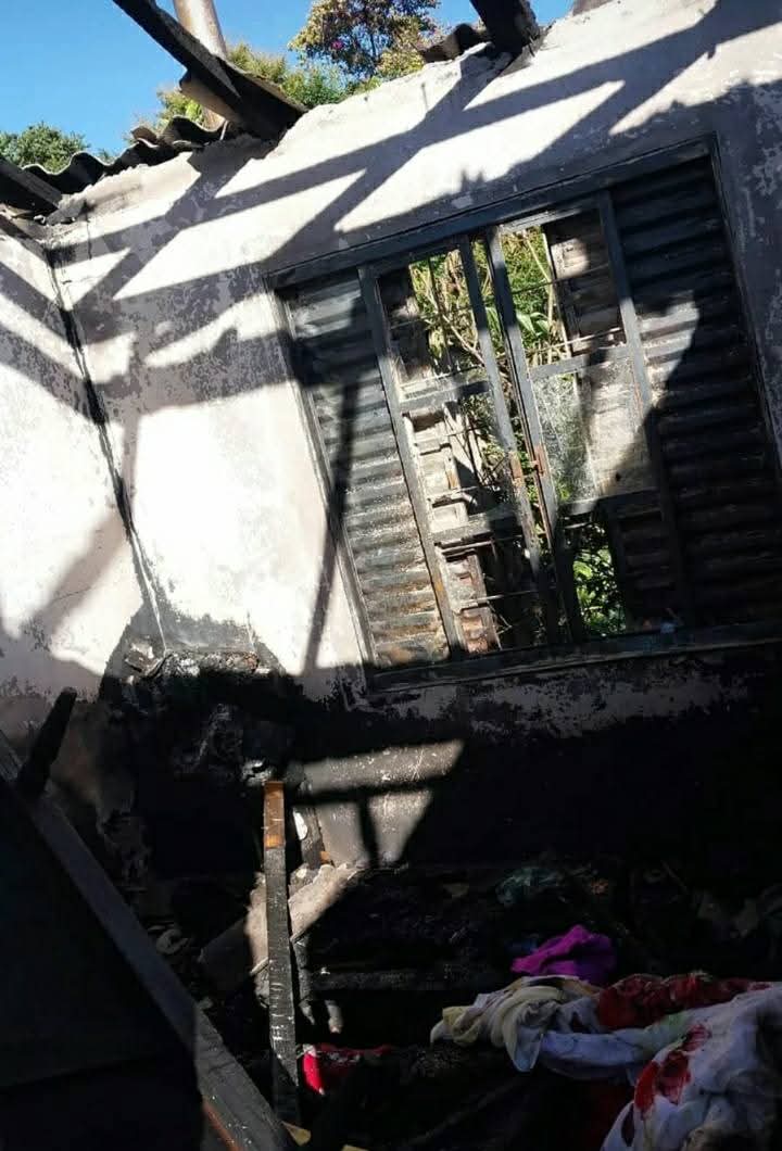 Idosa que teve casa destruída por incêndio pede ajuda para recomeçar a vida