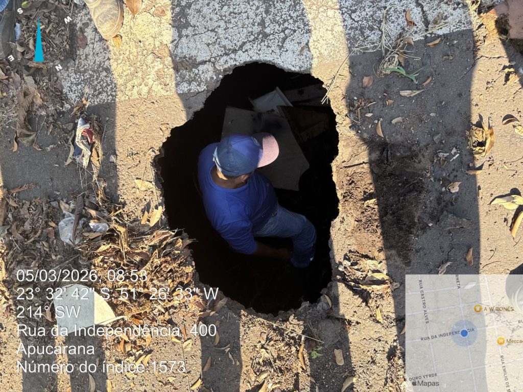 Prefeitura inicia obras para reparar galerias pluviais em Apucarana