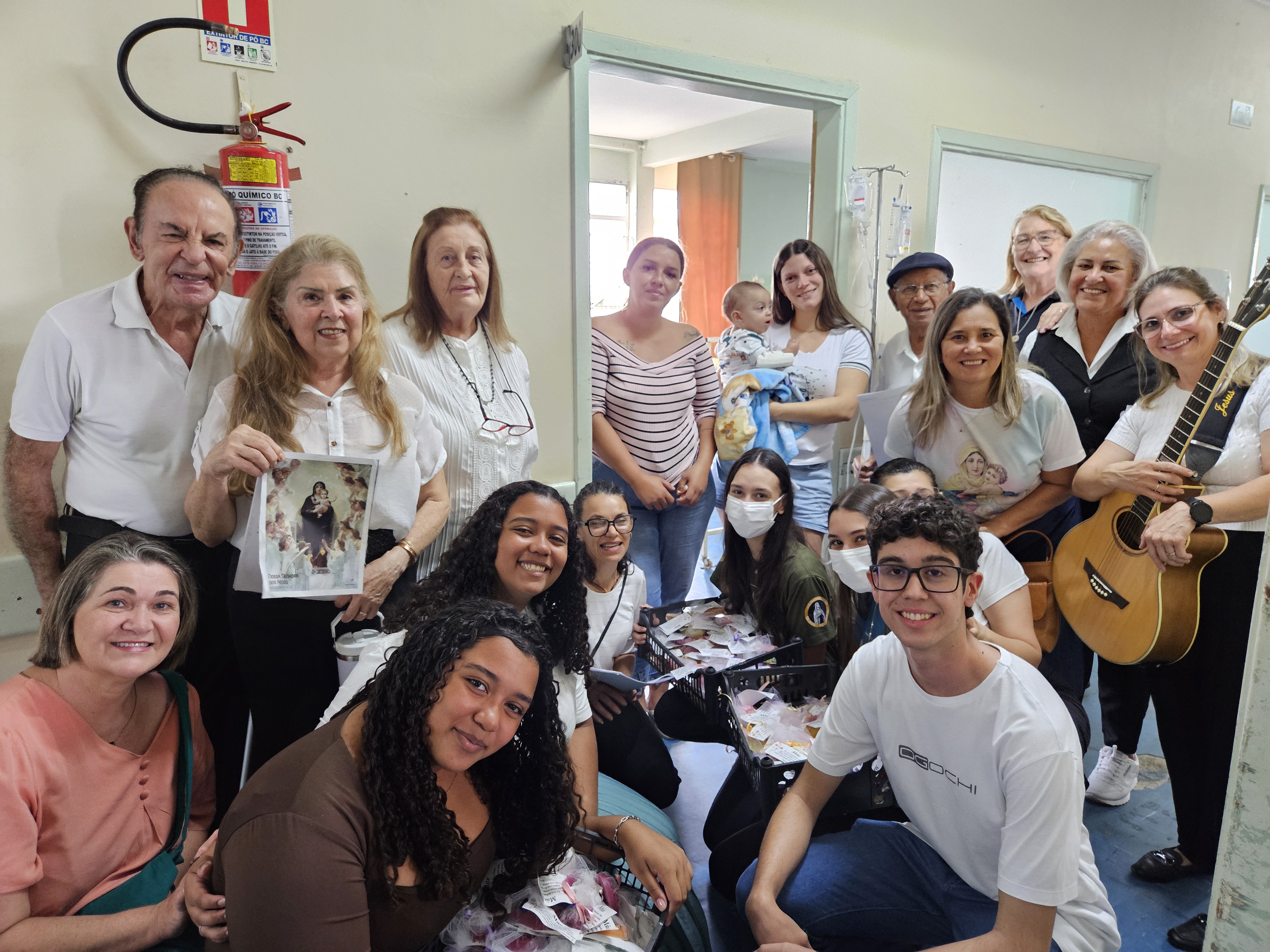 As pacientes tiveram um dia especial no hospital