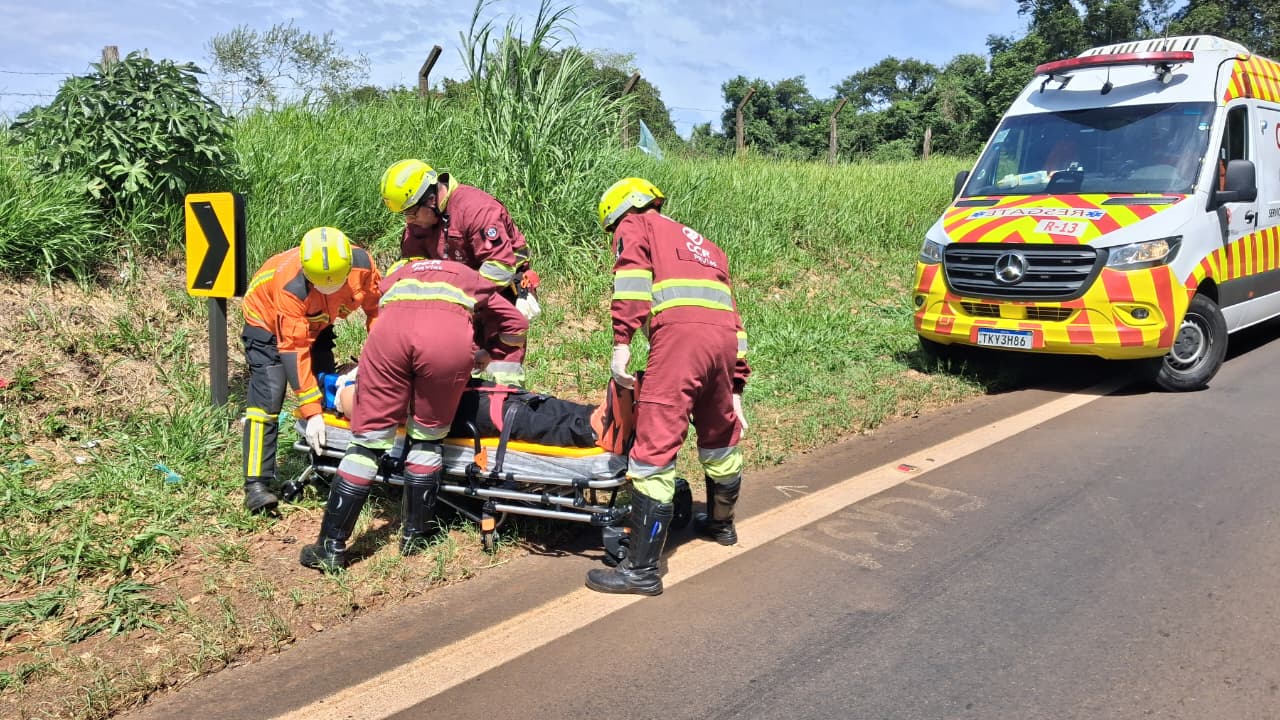 Acidente deixa três feridos na PR-170 em Apucarana