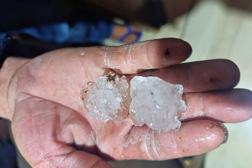 Chuva torrencial e granizo causam prejuízos em municípios do Noroeste do PR