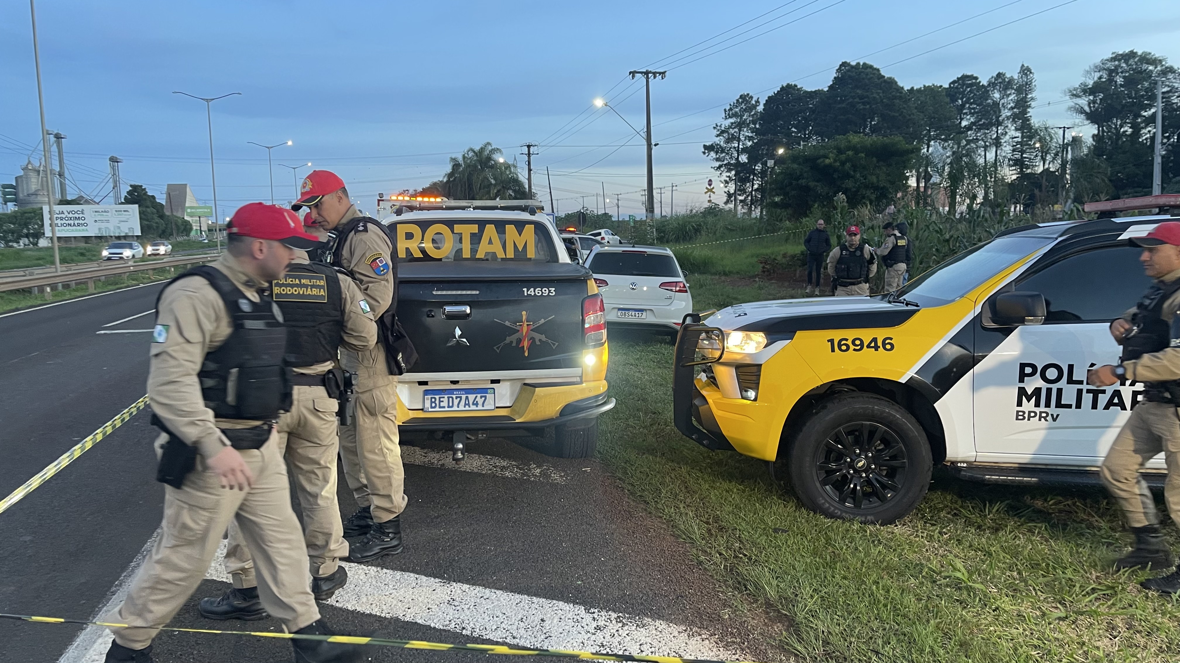 Confronto com a Polícia Rodoviária Estadual termina com dois mortos em Aricanduva