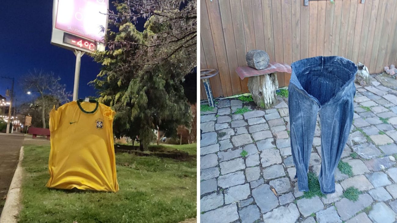 O frio intenso ocorreu justamente no dia em que a Seleção Brasileira entra em campo pela terceira vez