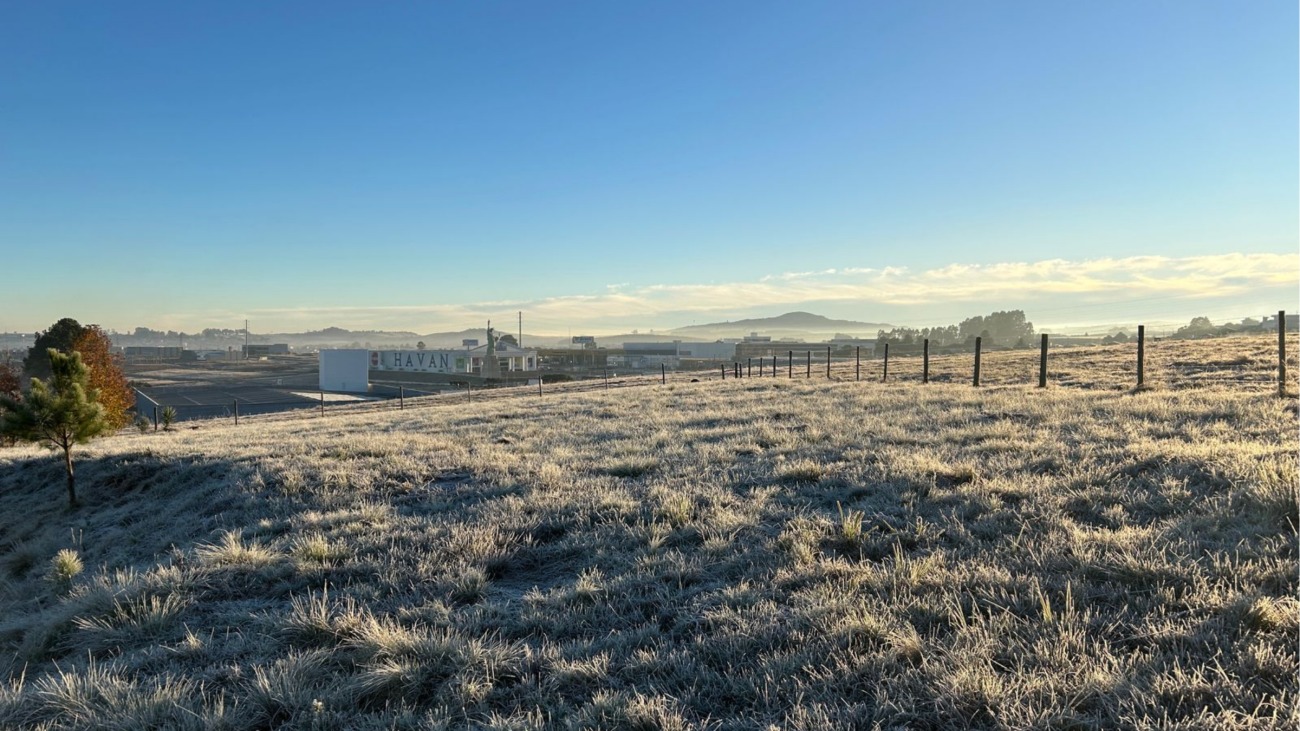 Onda de frio congelante atinge SC e faz termômetros despencarem para -9,1°C; veja fotos