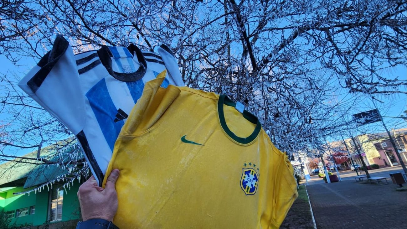 Onda de frio congelante atinge SC e faz termômetros despencarem para -9,1°C; veja fotos