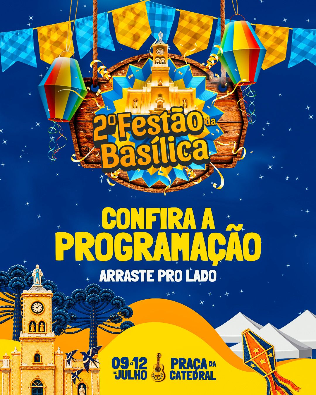 2ª edição do Festão da Basílica acontece neste fim de semana em Apucarana