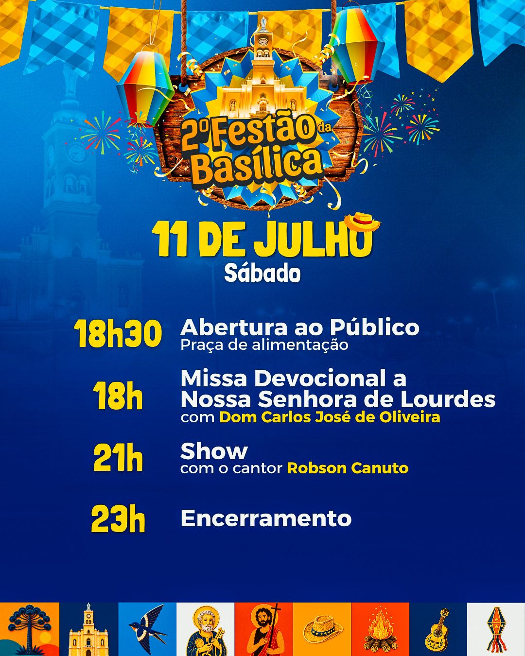 2ª edição do Festão da Basílica acontece neste fim de semana em Apucarana