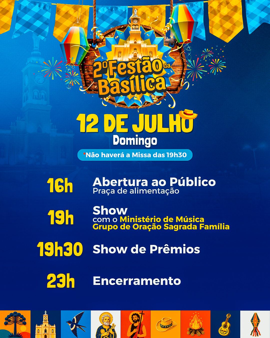 2ª edição do Festão da Basílica acontece neste fim de semana em Apucarana
