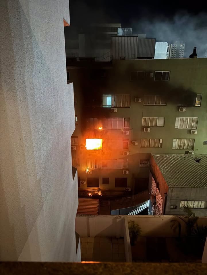 Incêndio intencional em hotel de Chapecó (SC) acaba com prisão de hóspede e 5 feridos