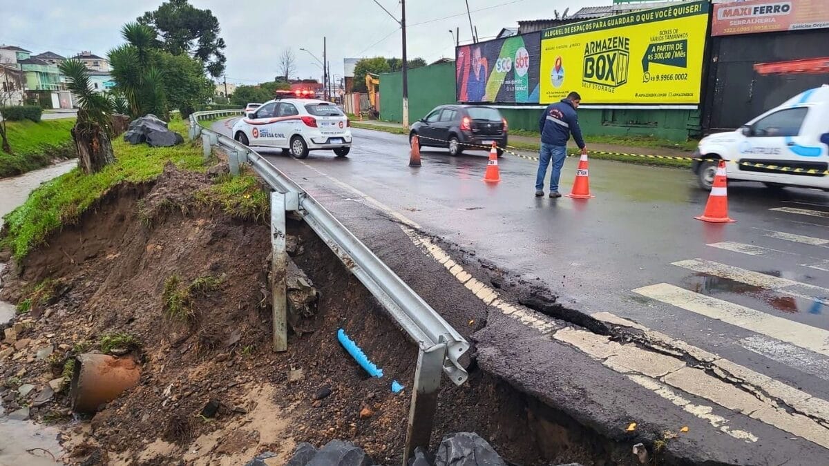 Temporal coloca cidades de SC sob alerta vermelho após acumular até 145 mm de chuva