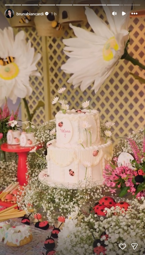 Bruna Biancardi faz festa de aniversário dupla para filha e enteada; veja fotos