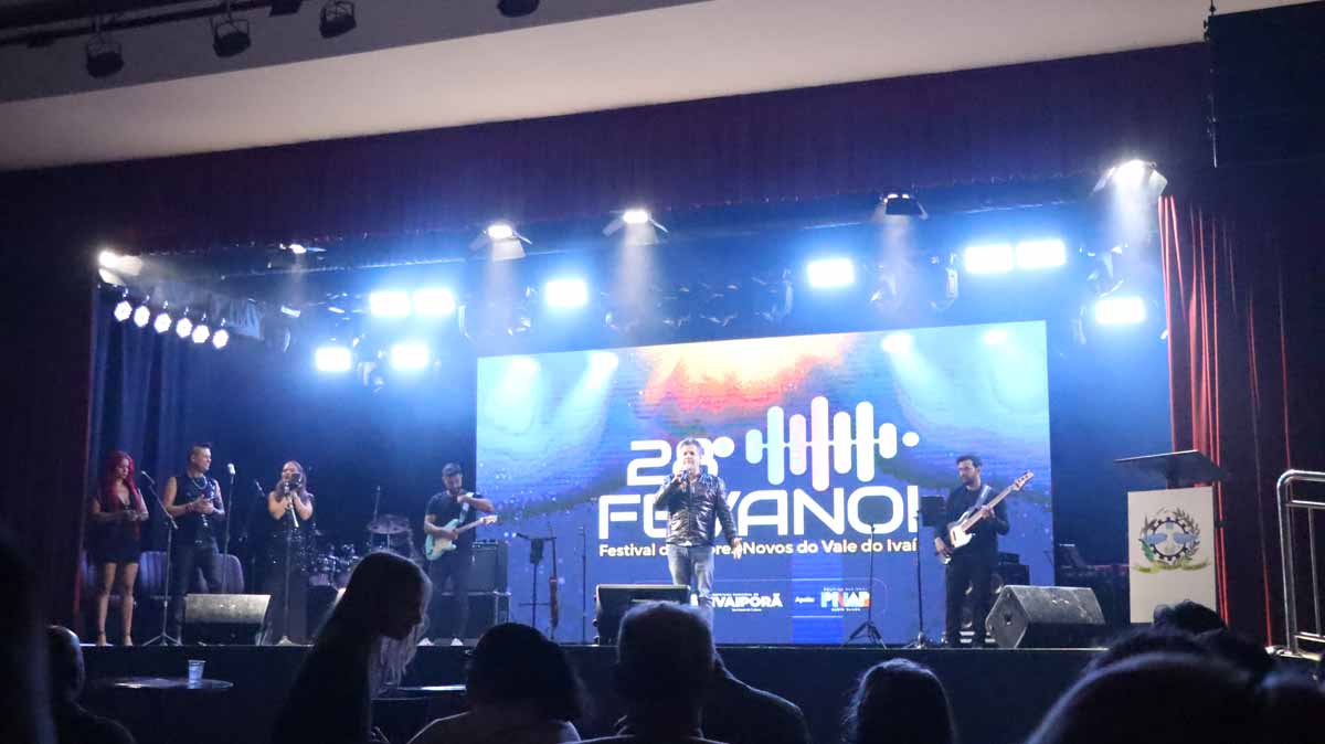 Ivaiporã reúne talentos da música no 28º Fevanoi; confira os vencedores