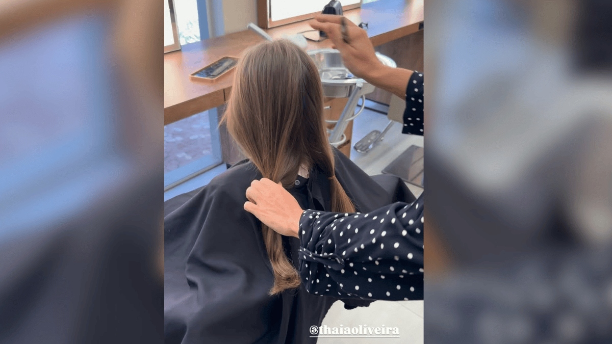 Aos 4 anos, filha de Bárbara Evans muda o visual e doa cabelo para crianças com câncer