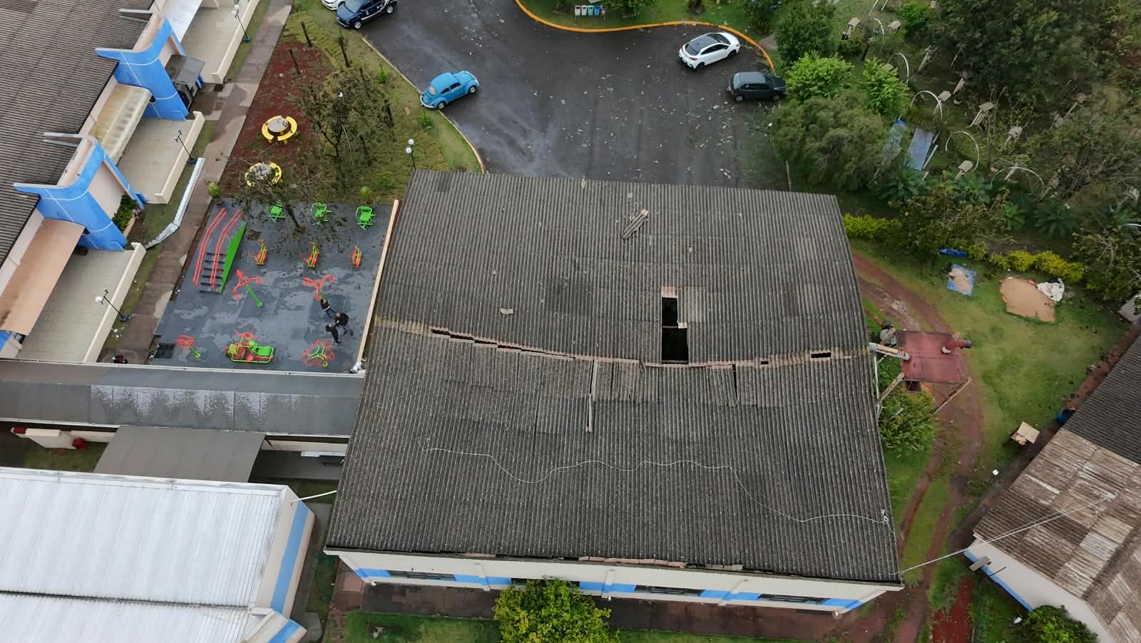 Apae de Apucarana enfrenta prejuízos causados pelo temporal