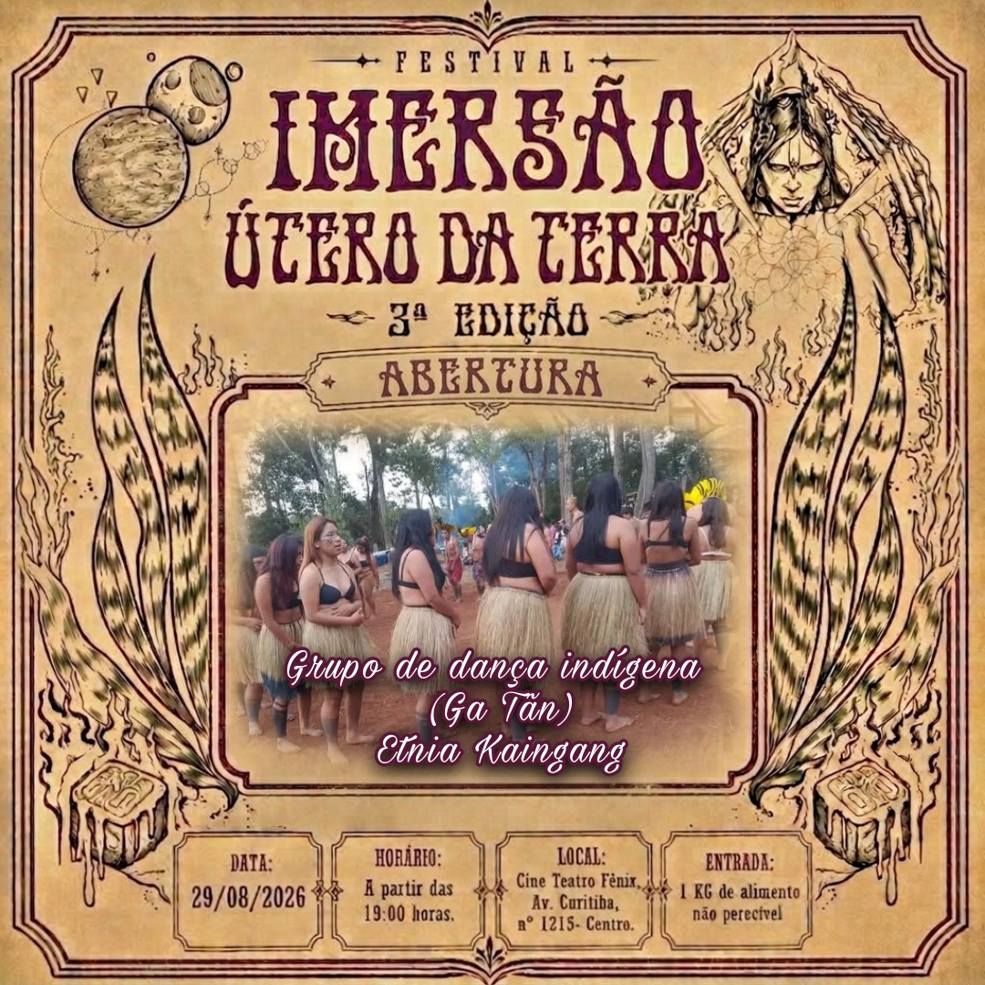 Festival no Cine Teatro Fênix Apucarana arrecada alimentos para comunidade indígena
