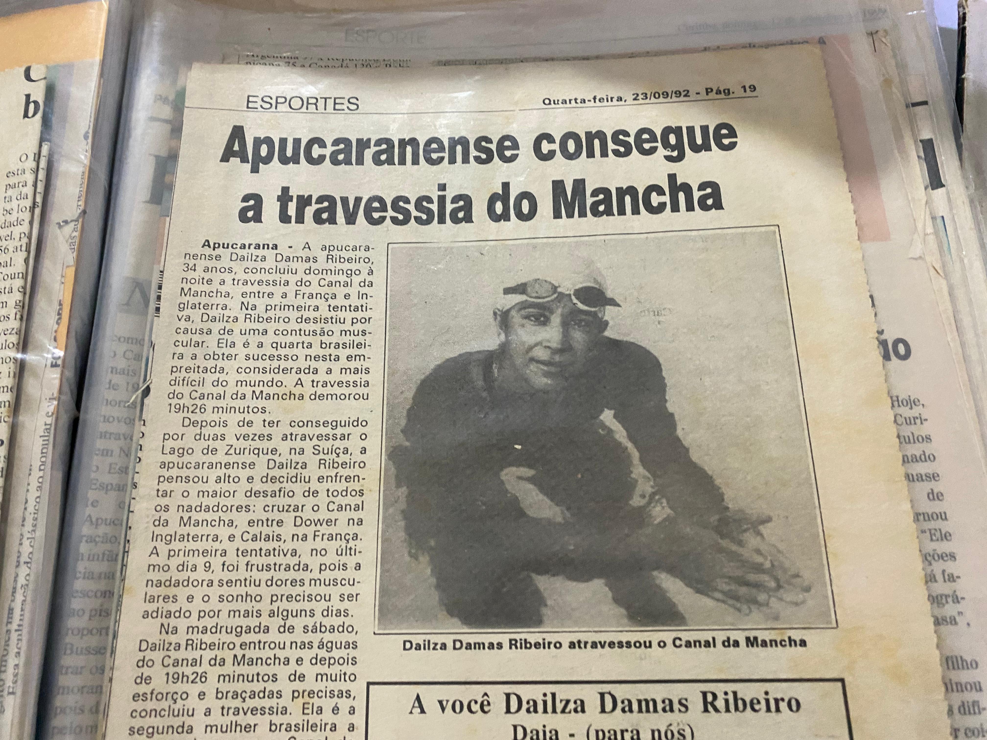 Família mantém vivo legado da nadadora Dailza Damas