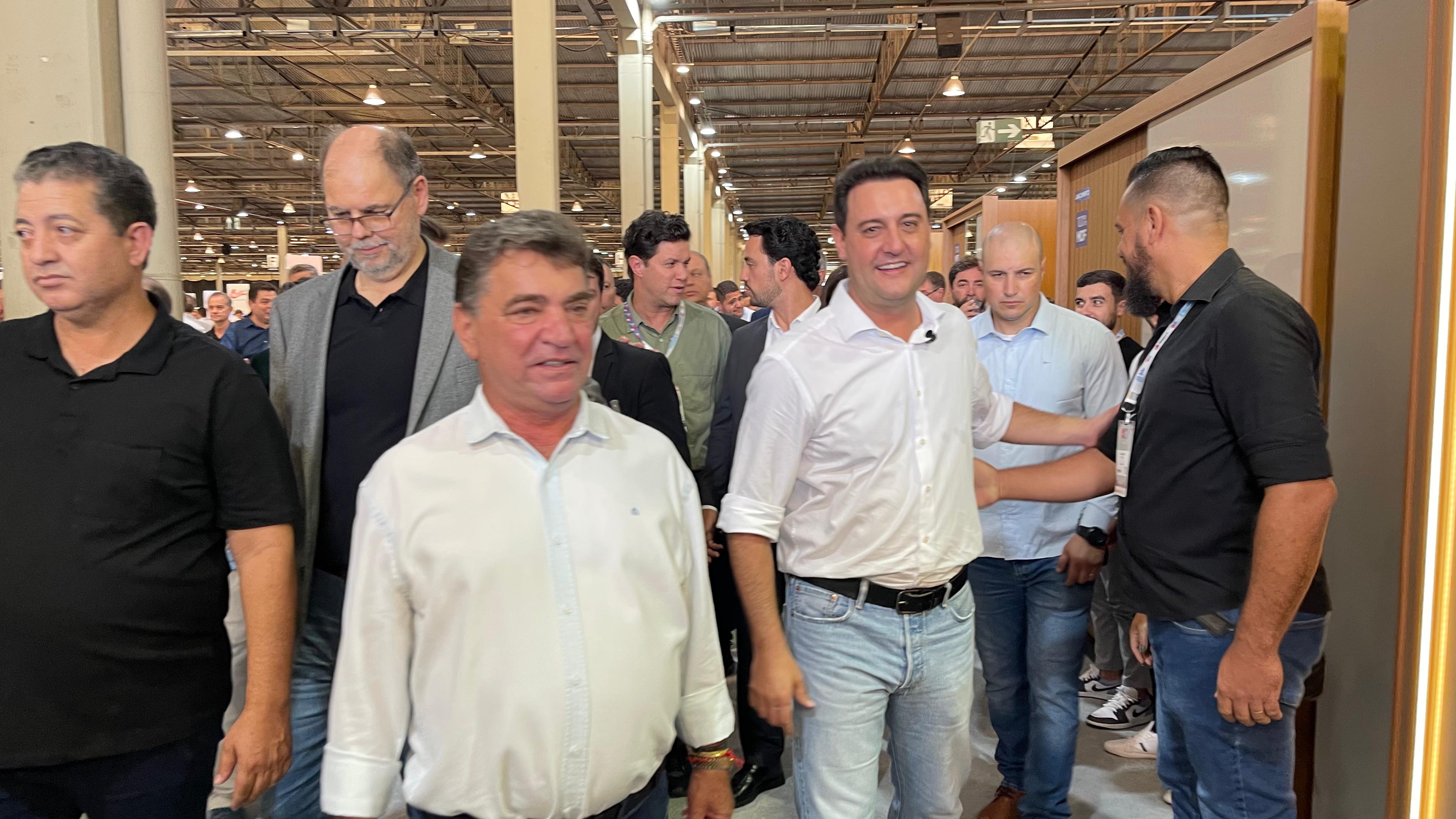 Governador Ratinho Junior visita a Movelpar em Arapongas